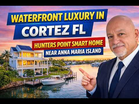 Hunters Point Waterfront Home For Sale | Cortez FL Near Anna Maria Island